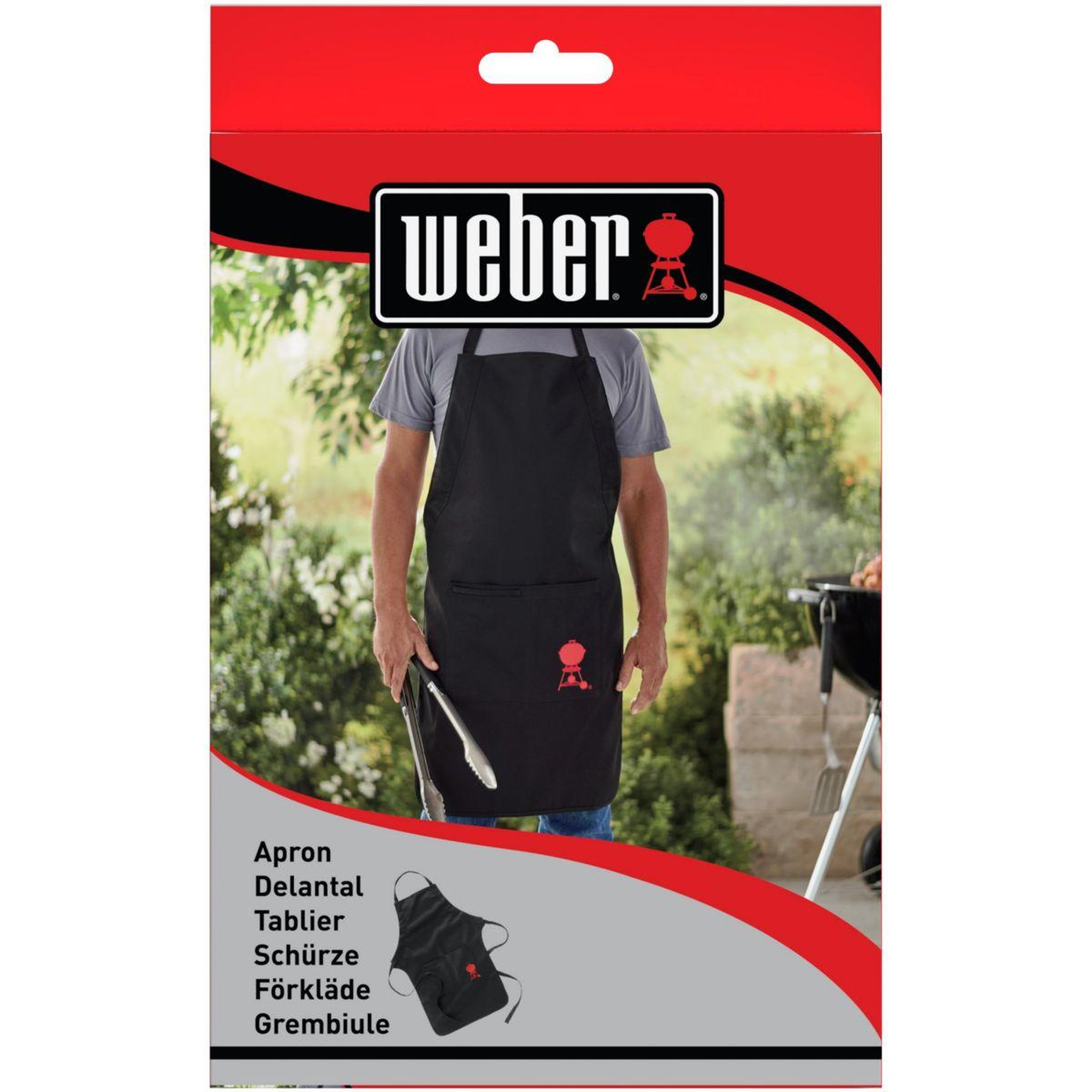 Voir la diapositive 2 : Weber Tablier de cuisine ajustable noir Original