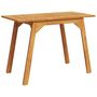 Voir la diapositive 2 : VIDAXL Table a manger de jardin 110x56x75 cm bois massif d'acacia