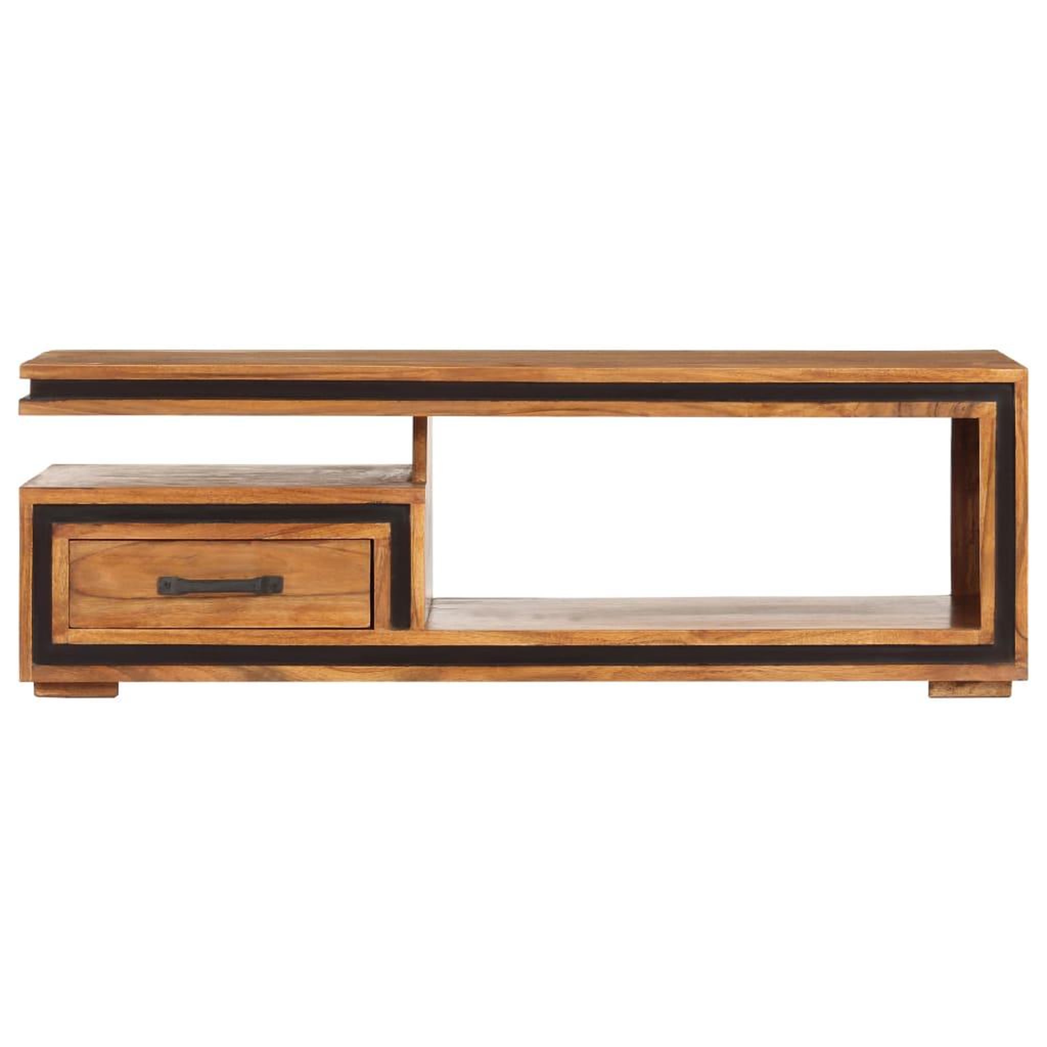 Voir la diapositive 2 : VIDAXL Table basse 100x45x33 cm bois d'acacia massif