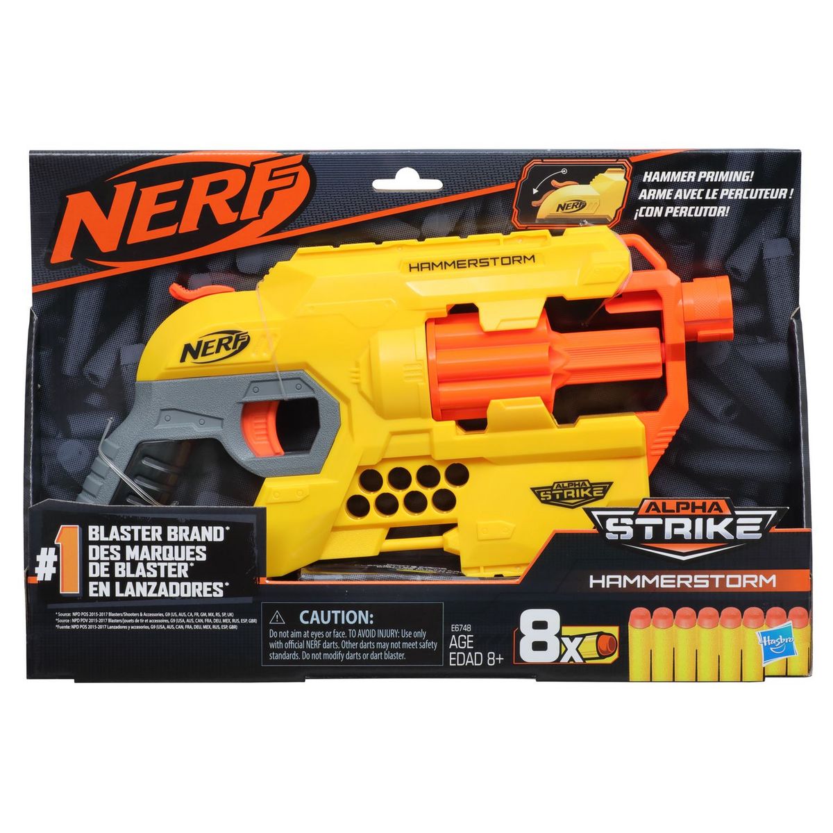 HASBRO Pistolet Alpha strike Hammerstorm Nerf