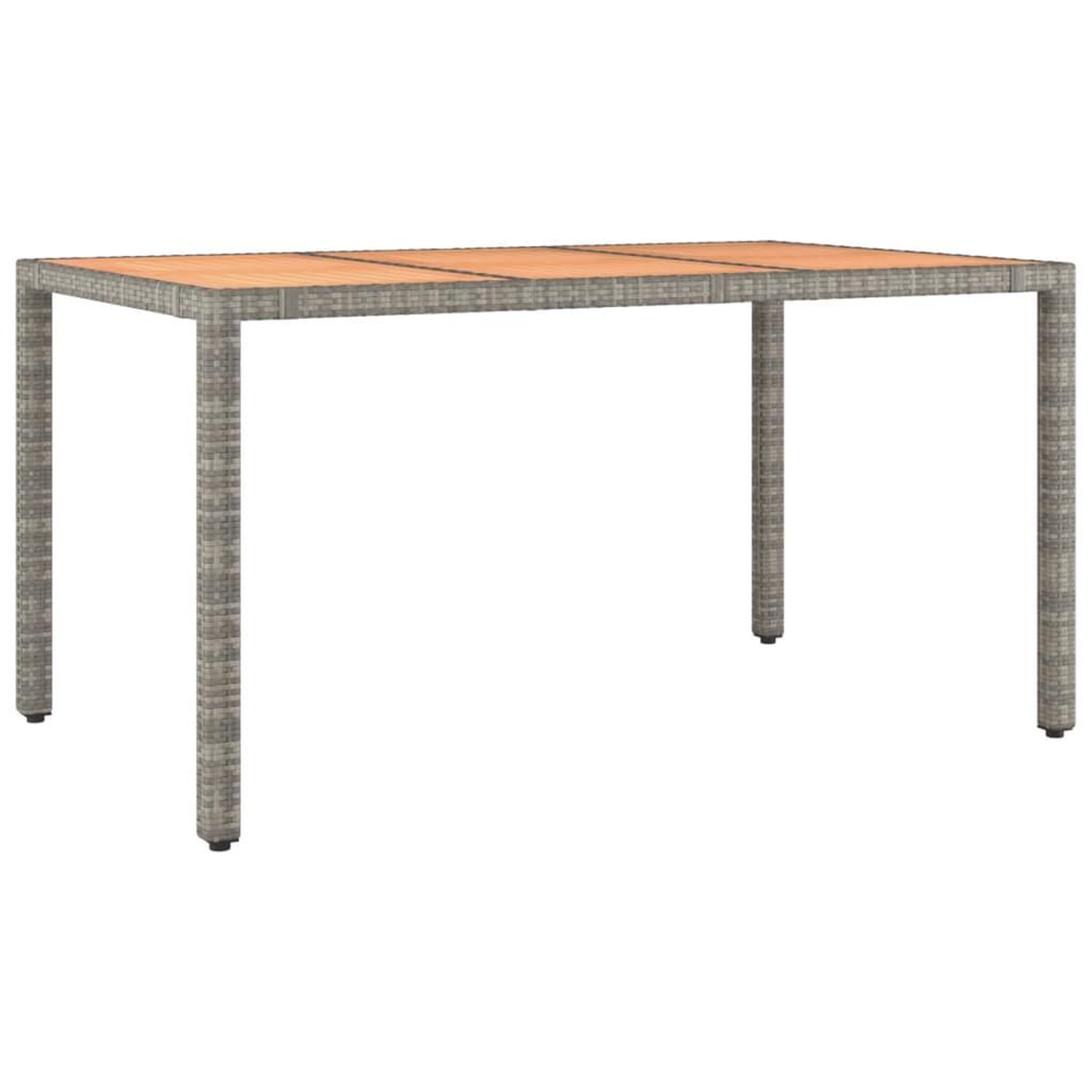 Voir la diapositive 4 : VIDAXL Ensemble de bistro de jardin 7 pcs coussins gris poly rotin