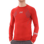 HUNGARIA Sous-maillot rouge homme Hungaria Basic Baselayers Shirt/15. Coloris disponibles : Rouge