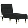 Voir la diapositive 2 : VIDAXL Chaise longue noir velours