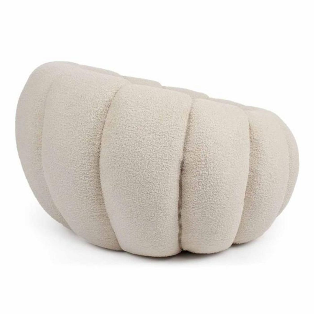 Paris Prix Fauteuil Coquillage Bouclette  Galen  92cm Beige