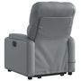 Voir la diapositive 5 : VIDAXL Fauteuil inclinable de massage electrique gris similicuir