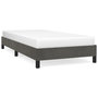 Voir la diapositive 2 : VIDAXL Cadre de lit sans matelas gris fonce 90x200 cm velours