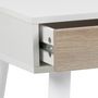 Voir la diapositive 3 : CONCEPT USINE Bureau scandinave avec tiroirs blanc SEVEY