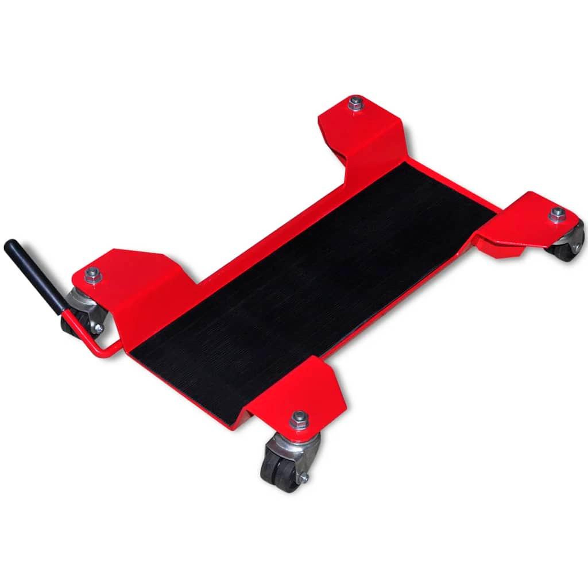Voir la diapositive 2 : VIDAXL Chariot de moto rouge