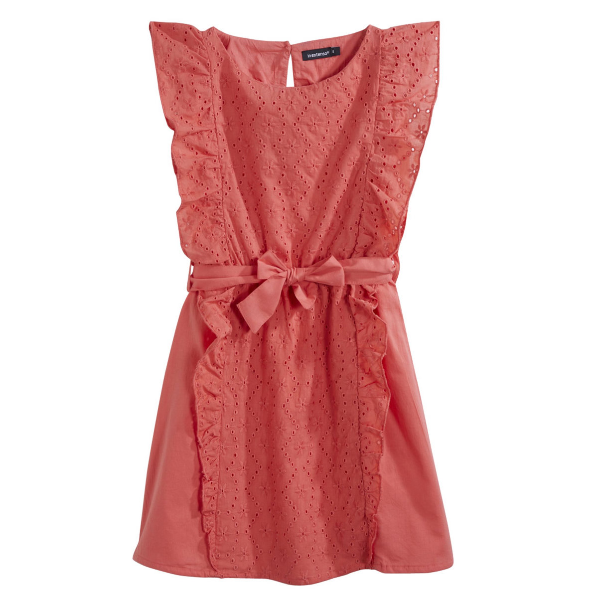 IN EXTENSO Robe avec broderies anglaises fille 