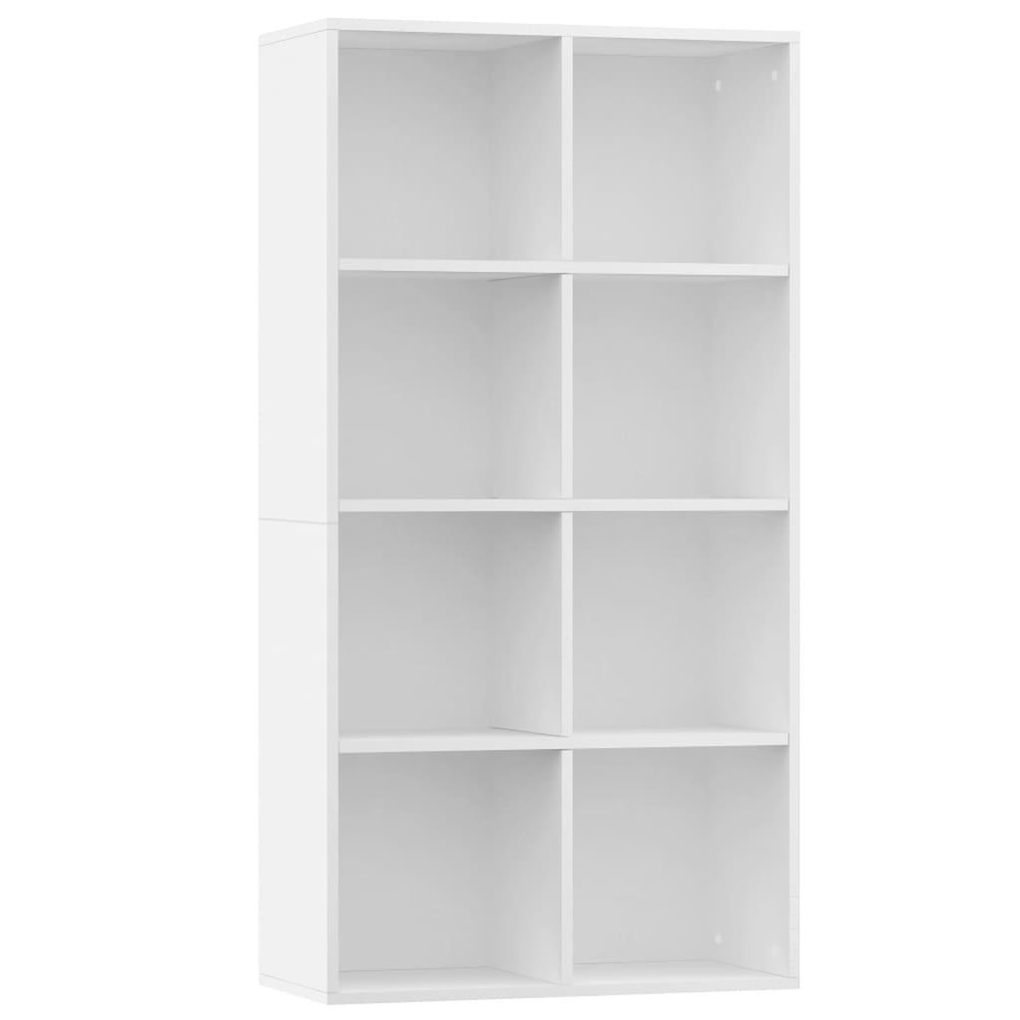 Voir la diapositive 2 : VIDAXL Bibliotheque/Buffet Blanc 66x30x130 cm Bois d'ingenierie