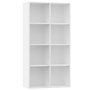 Voir la diapositive 2 : VIDAXL Bibliotheque/Buffet Blanc 66x30x130 cm Bois d'ingenierie