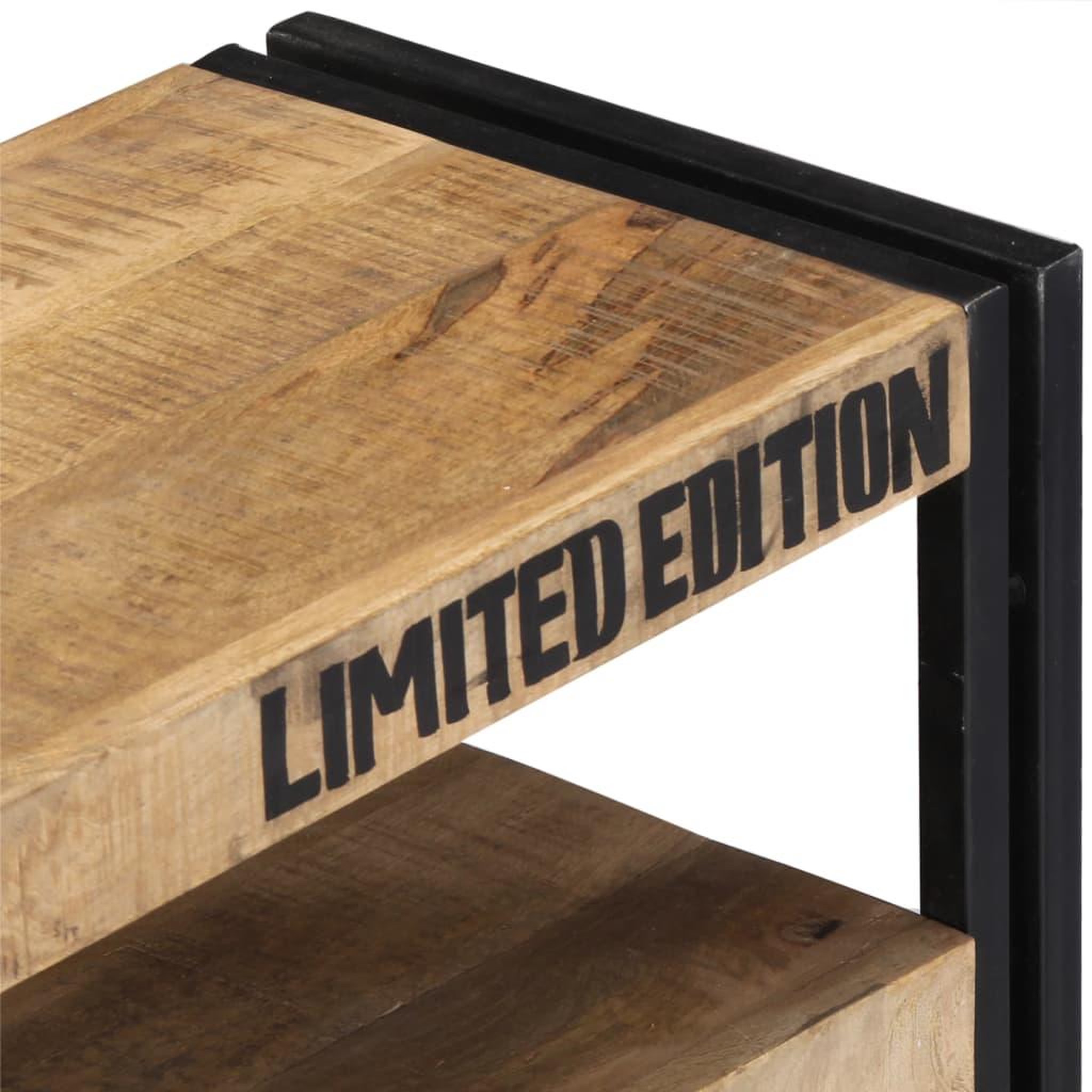 Voir la diapositive 5 : VIDAXL Meuble TV 100x30x45 cm Bois de manguier massif