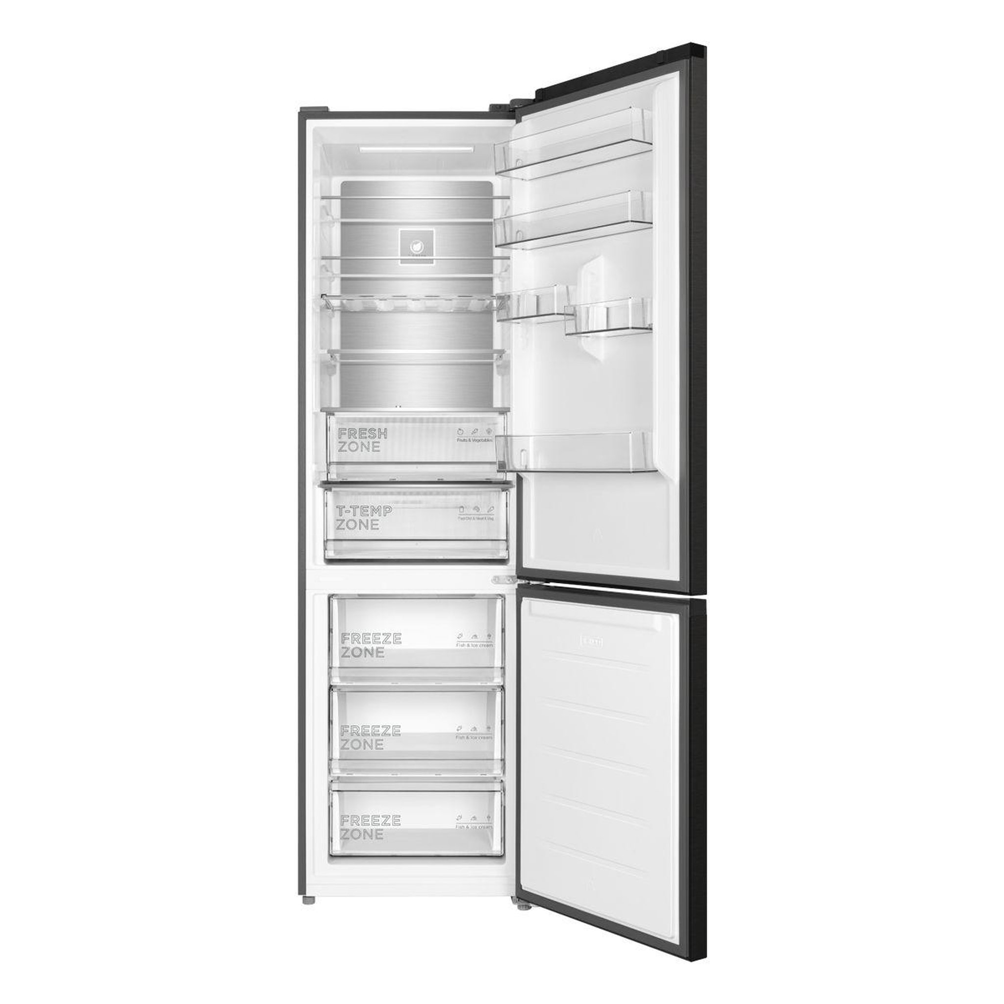 Voir la diapositive 4 : TCL Réfrigérateur combiné rp382bbd0eu