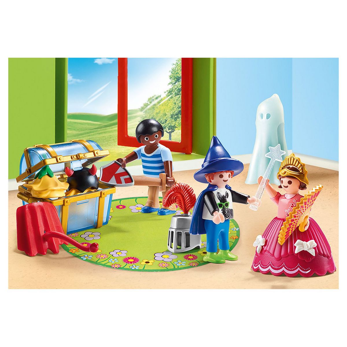 PLAYMOBIL 70283 - City Life - Enfants et malle de déguisements