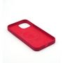 Voir la diapositive 3 : CASYX Coque iPhone 14 Pro Max silicone Rouge Ma