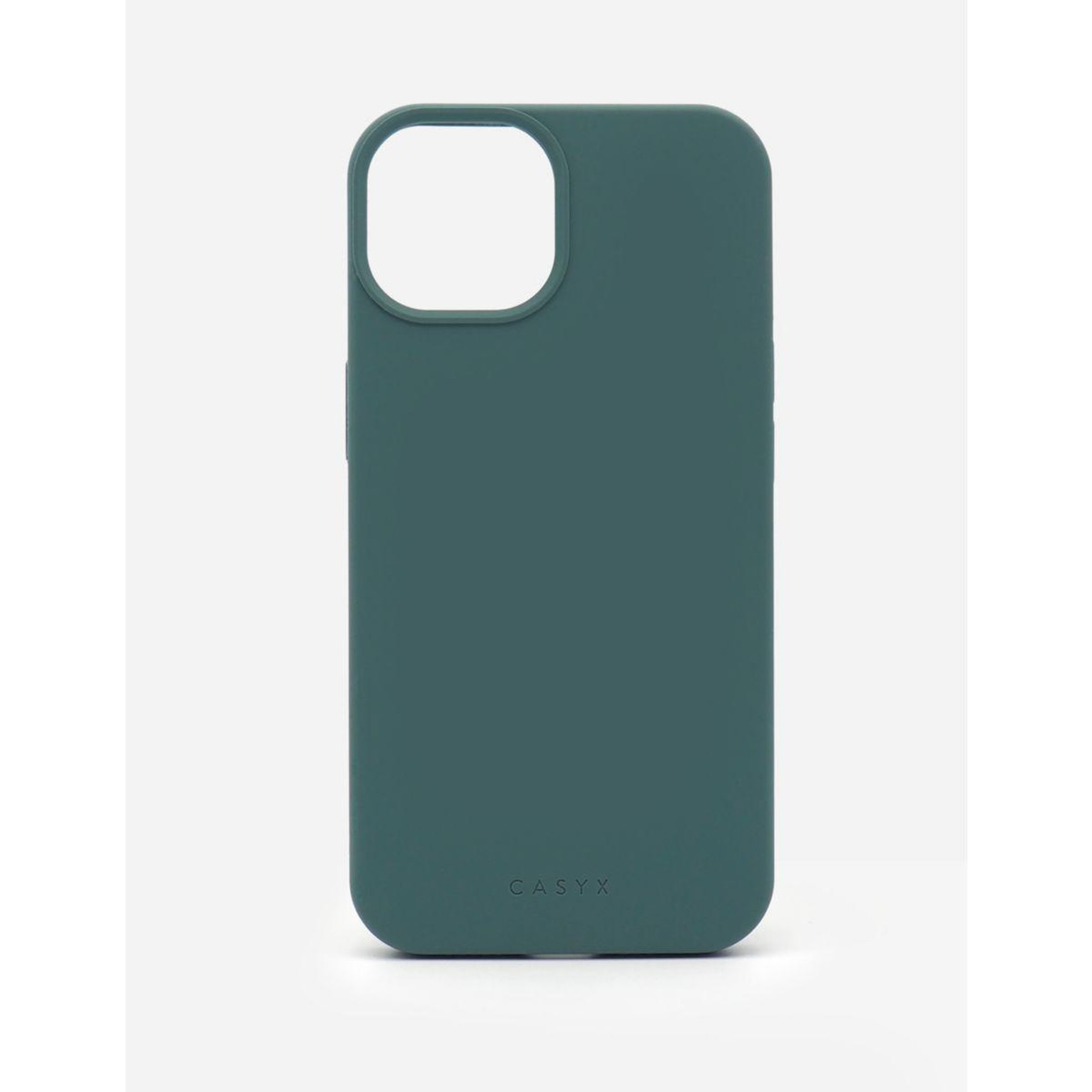 CASYX Coque iPhone 15 Plus Magsafe silli. Vert Sauge