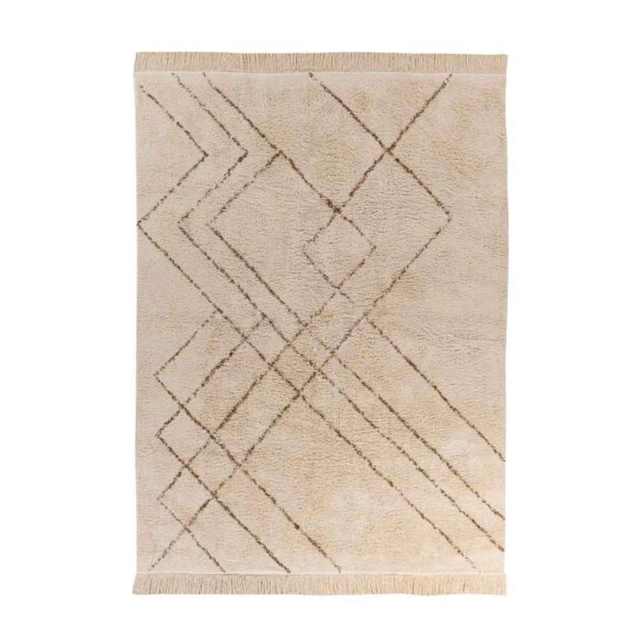 Paris Prix Tapis Tufté à la Main Ethnique  Mylen IV  Beige. Coloris disponibles : Beige