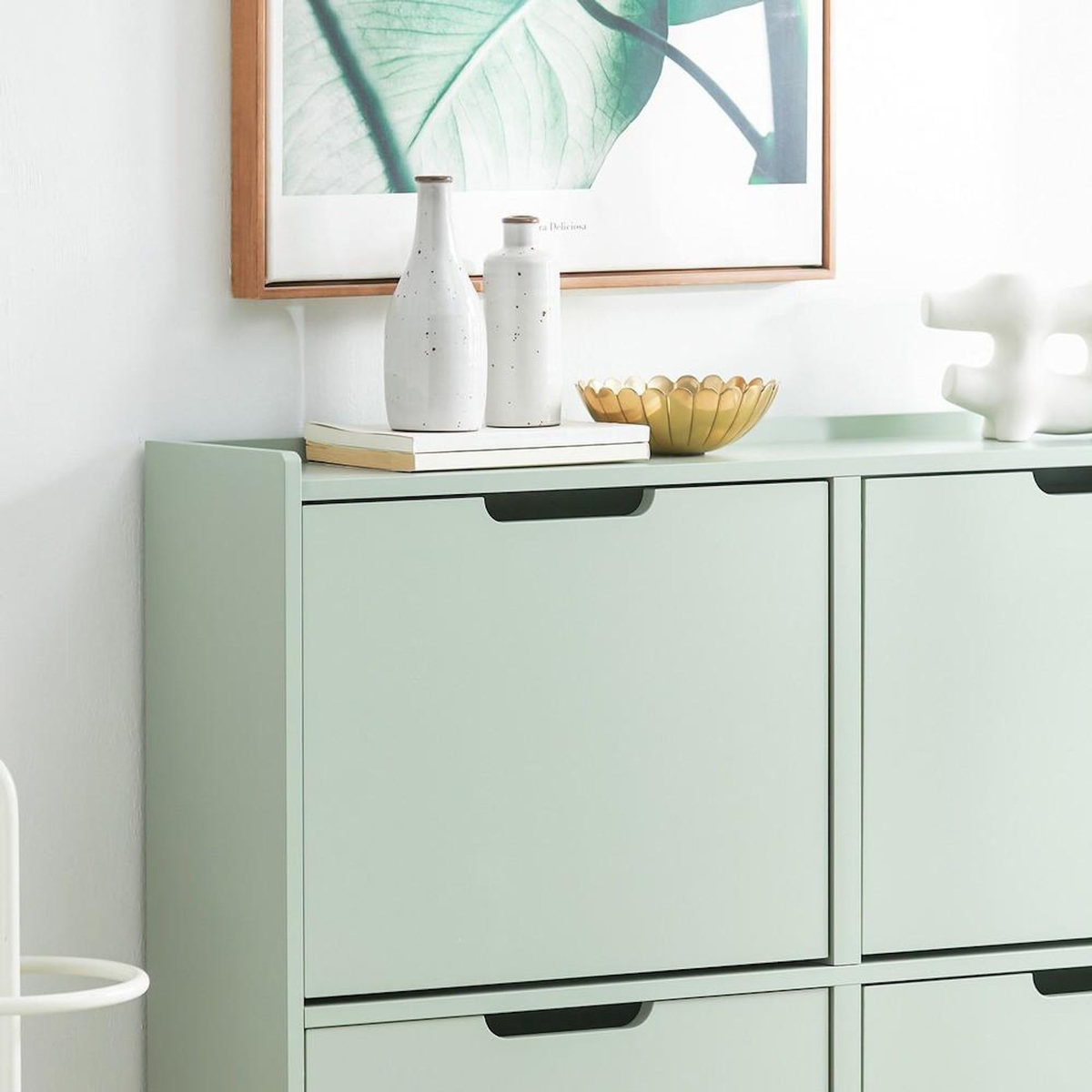 SOBUY SoBuy - Meuble À Chaussures 4 portes - Minimaliste - FSR100