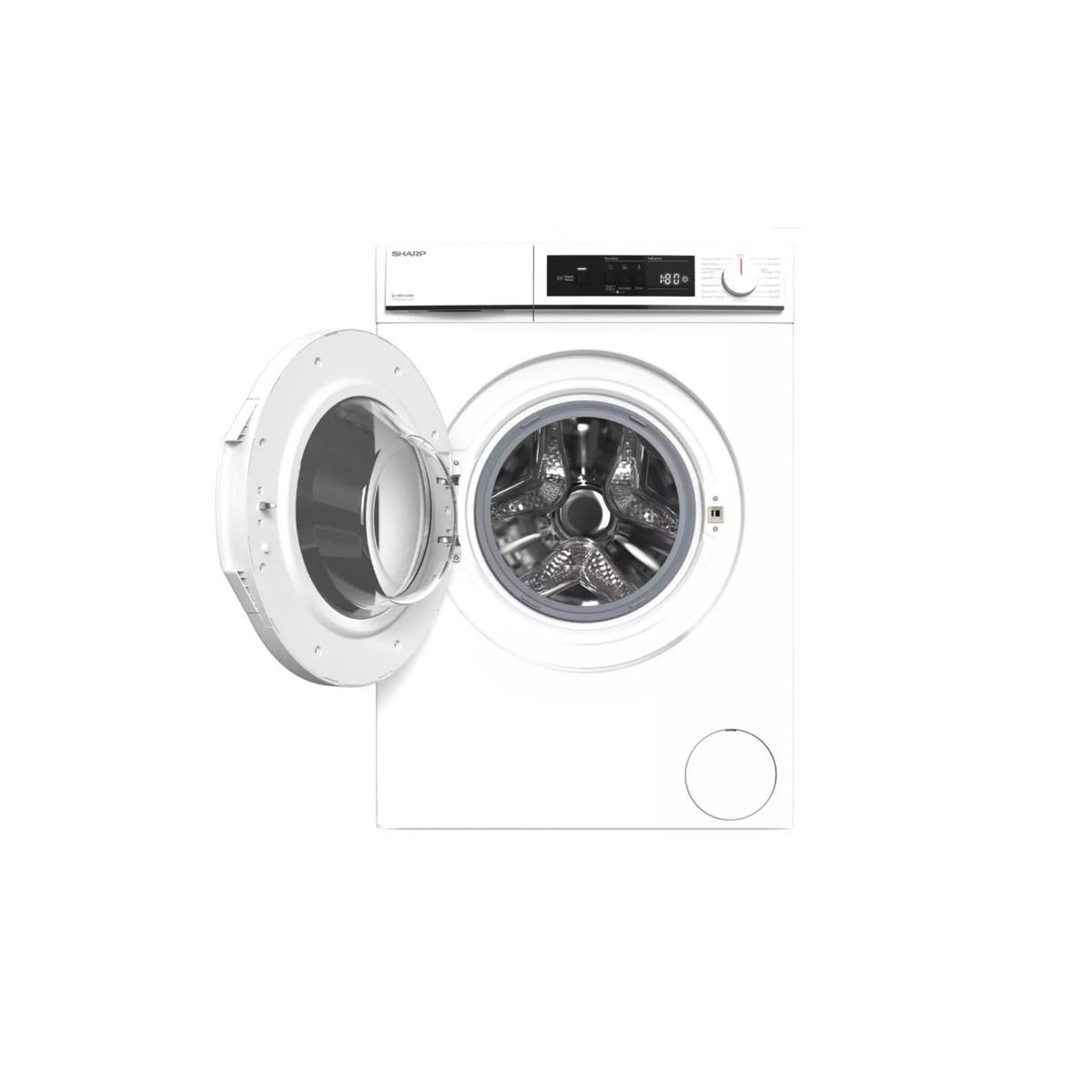 Voir la diapositive 3 : Sharp Lave-linge frontal 7kg 1400 tours/min - esnfa7141wc