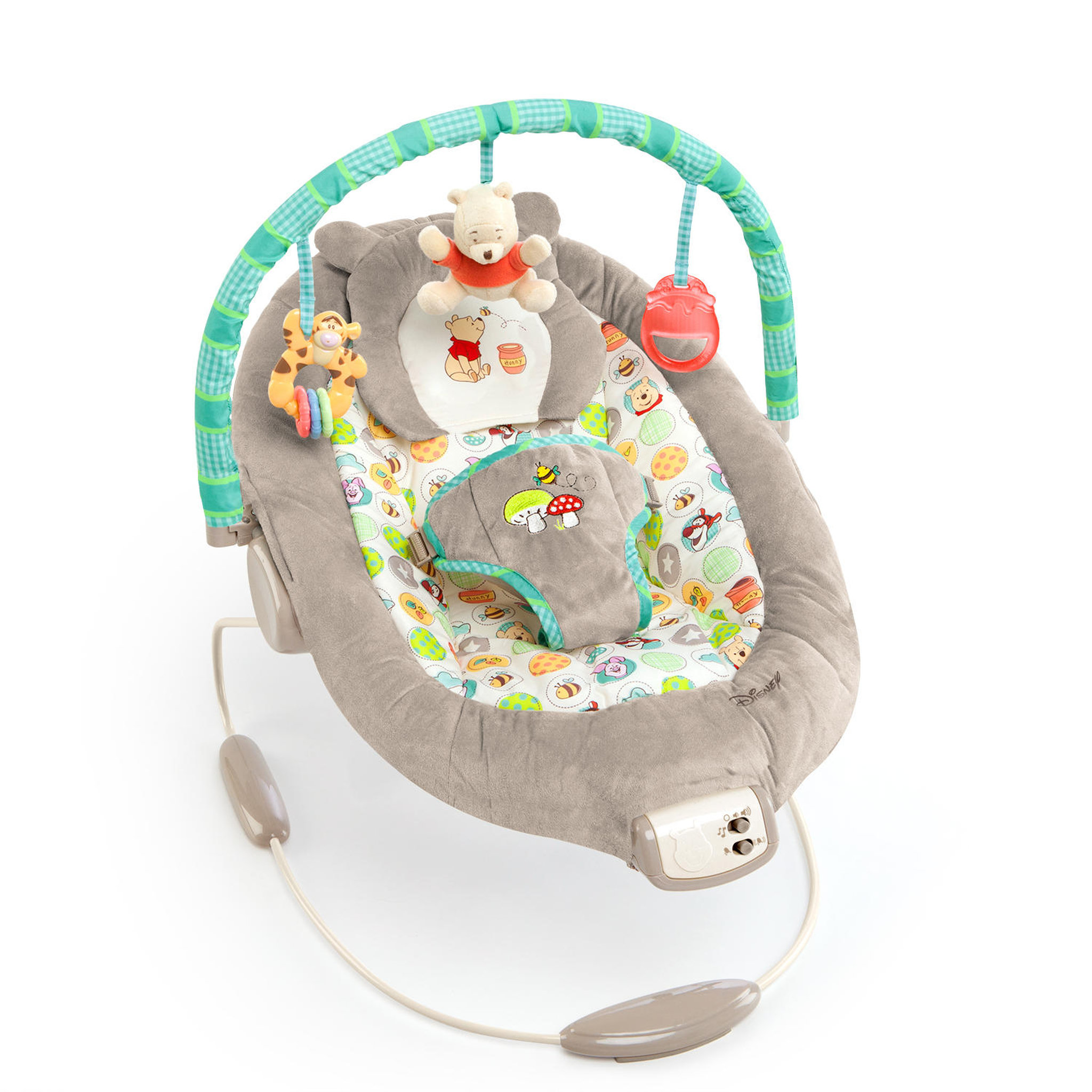 Voir la diapositive 2 : DISNEY Transat bébé vibrant Winnie The Pooh
