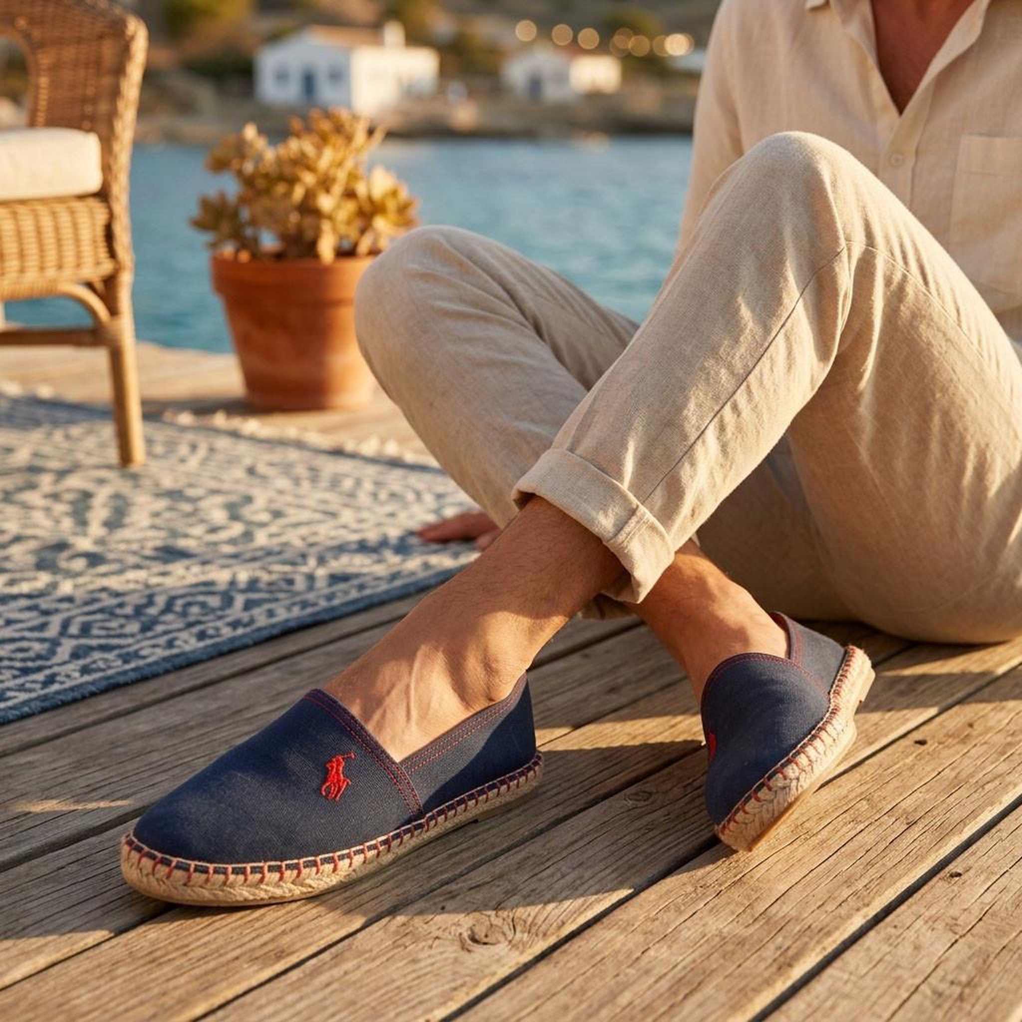Voir la diapositive 2 : OZABI OZABI Espadrilles Homme Made in Espagne Toile Coton Été 39-45