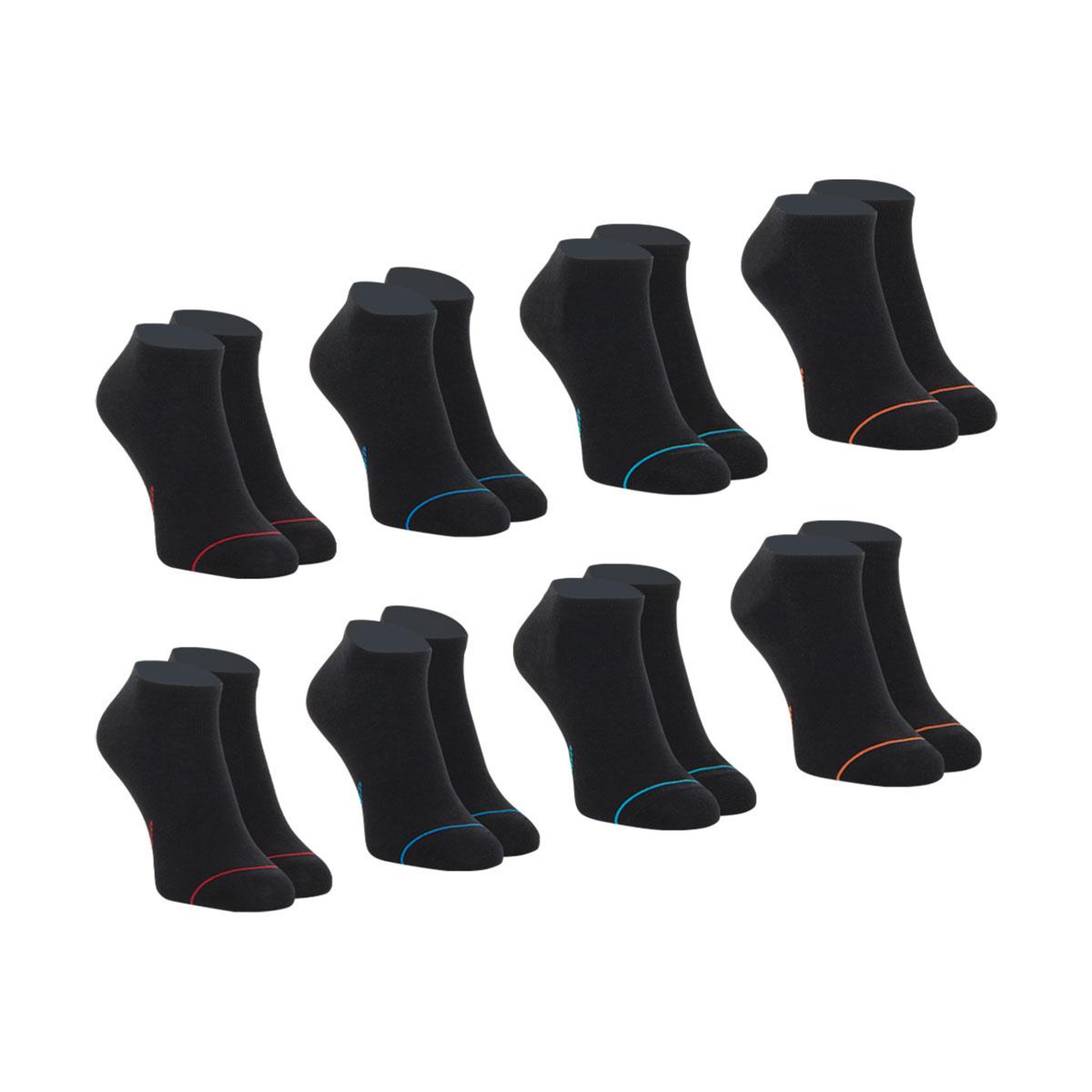 Voir la diapositive 2 : Athena Lot de 8 paires de socquettes low cut Ecopack