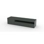 Voir la diapositive 2 : Meuble TV 150cm 2 portes 1 niche TECHNO
