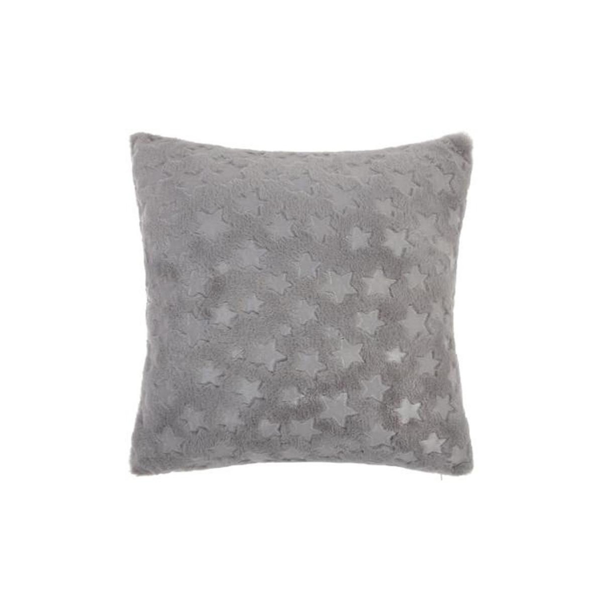 Voir la diapositive 1 : Atmosphera Kids Coussin imitation fourrure  astro  40x40cm gris