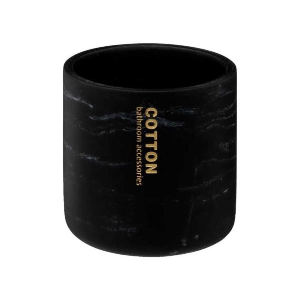 FIVE Pot à Coton en Bambou  Léa  10cm Noir