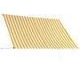 Voir la diapositive 4 : VIDAXL Auvent retractable 250x150 cm Jaune et blanc