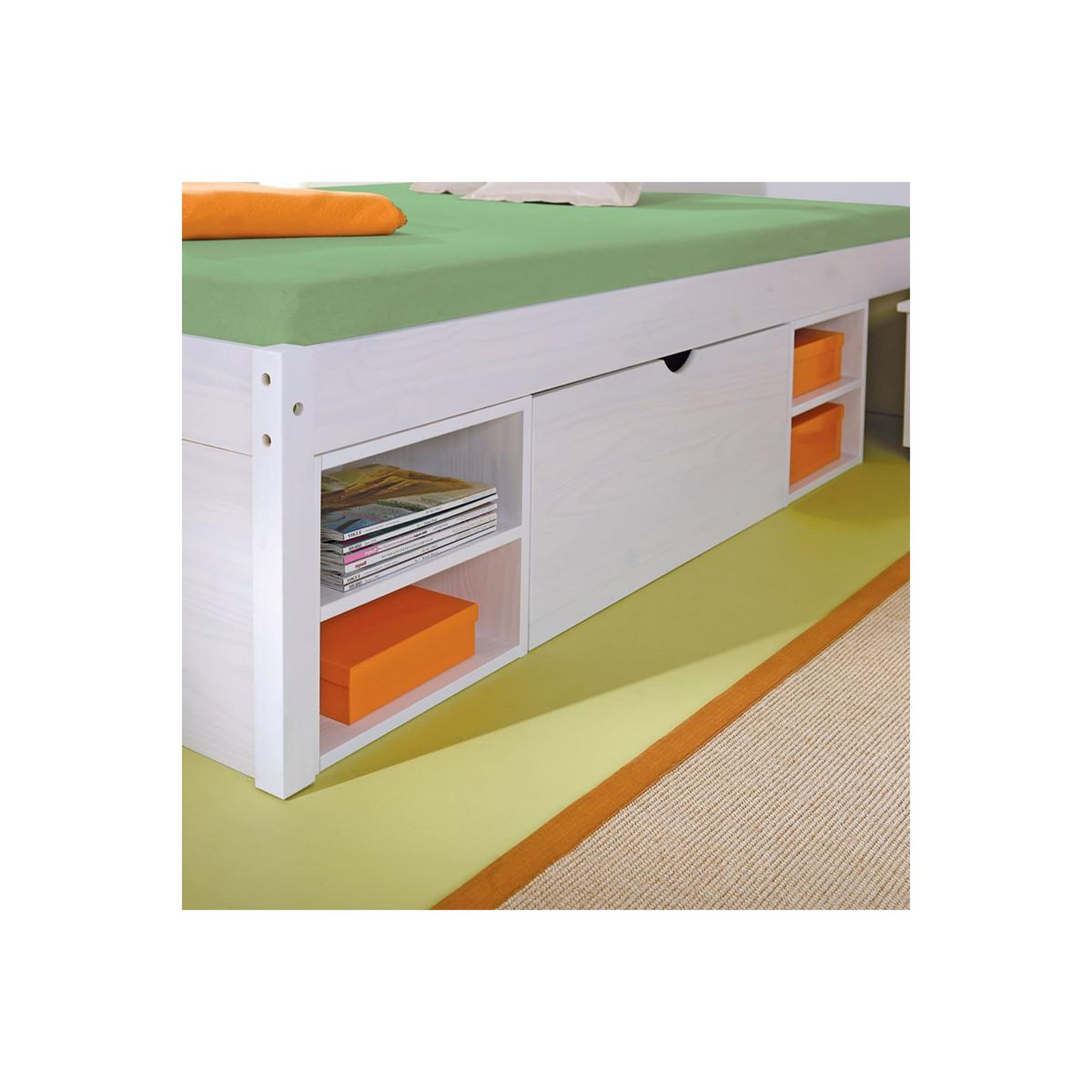 Voir la diapositive 6 : INTERLINK Lit fonctionnel TILL 160x200