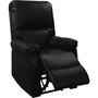 Voir la diapositive 4 : Habitat et Jardin Fauteuil relax  Lincoln  - 90 x 89 x 103 cm - Noir
