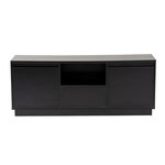 Habitat et Jardin Meuble TV en bois  Vanguard  160 x 30 x 42 cm - Bois Noir