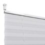 VIDAXL Store plisse 80x100 cm Blanc