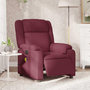 Voir la diapositive 1 : VIDAXL Fauteuil de massage inclinable electrique Rouge bordeaux Tissu