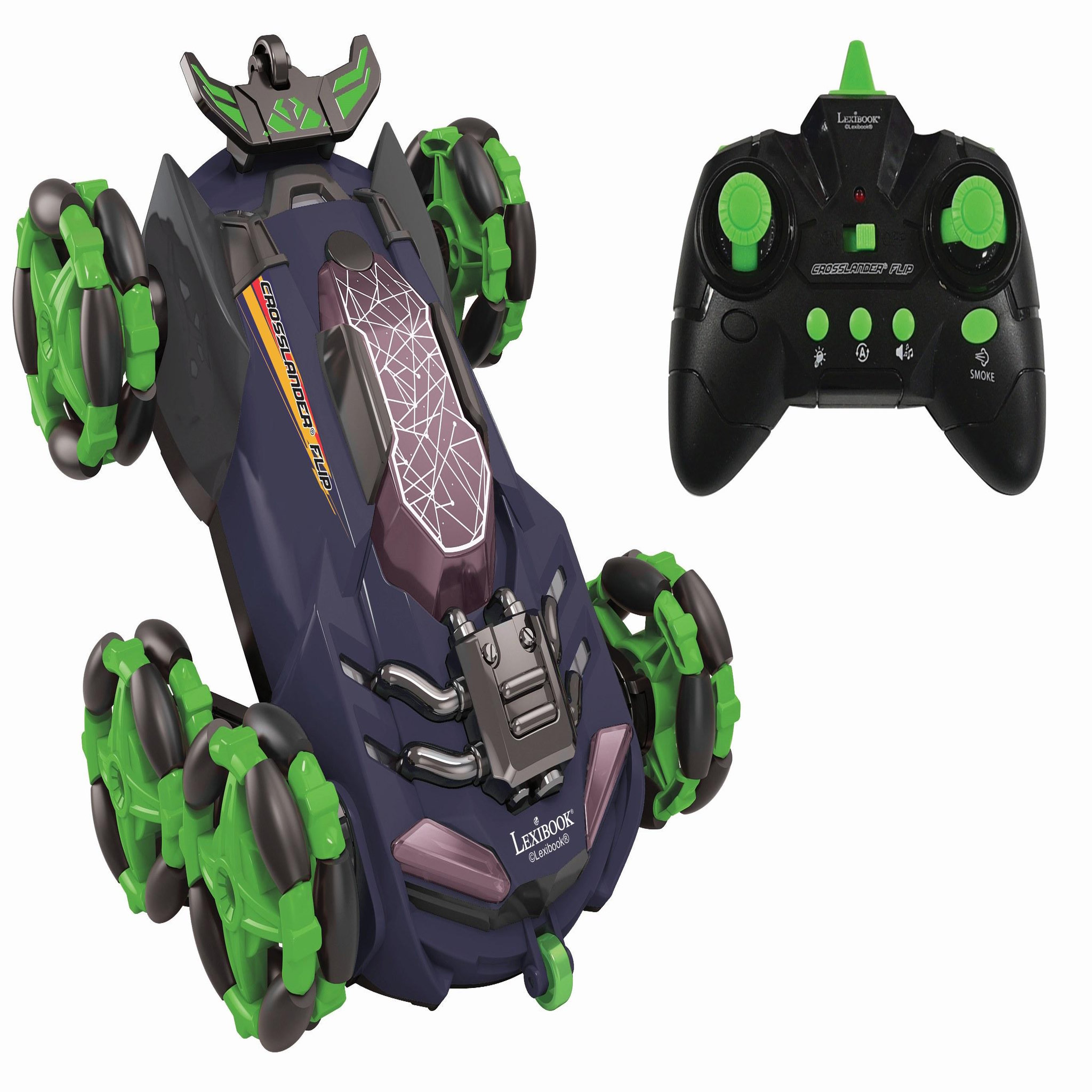 Lexibook Crosslander Flip 6 roues, figures à 360°