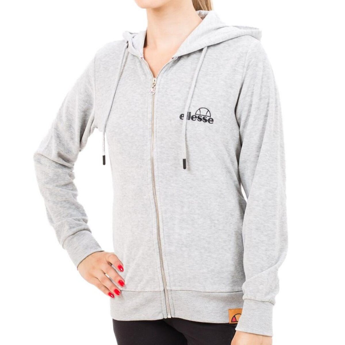 ELLESSE Sweat Gris Femme Ellesse Velvet pas cher Auchan