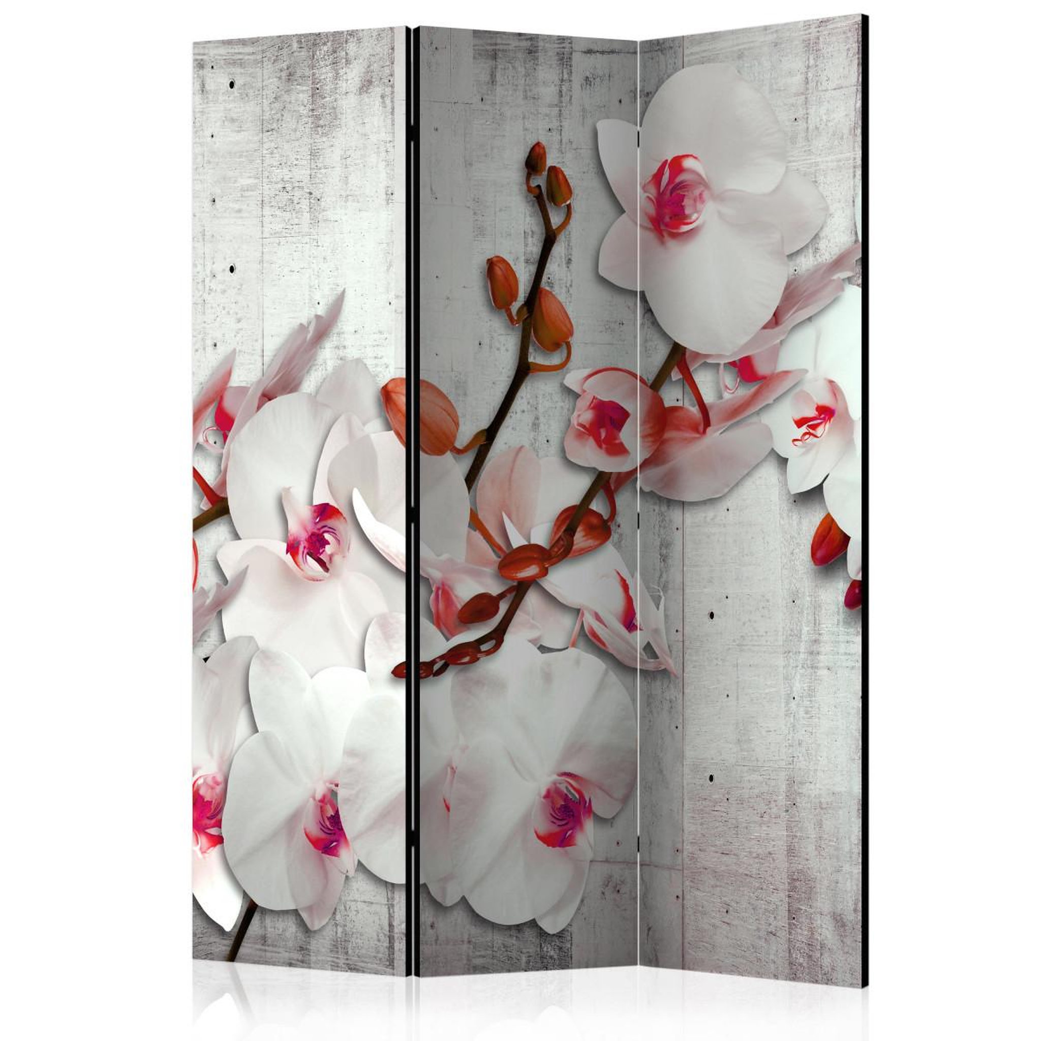 Paris Prix Paravent 3 volets  concrete orchid  135x172cm
