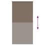 Voir la diapositive 5 : VIDAXL Store enrouleur occultant cafe 70x175cm largeur du tissu 65,7cm