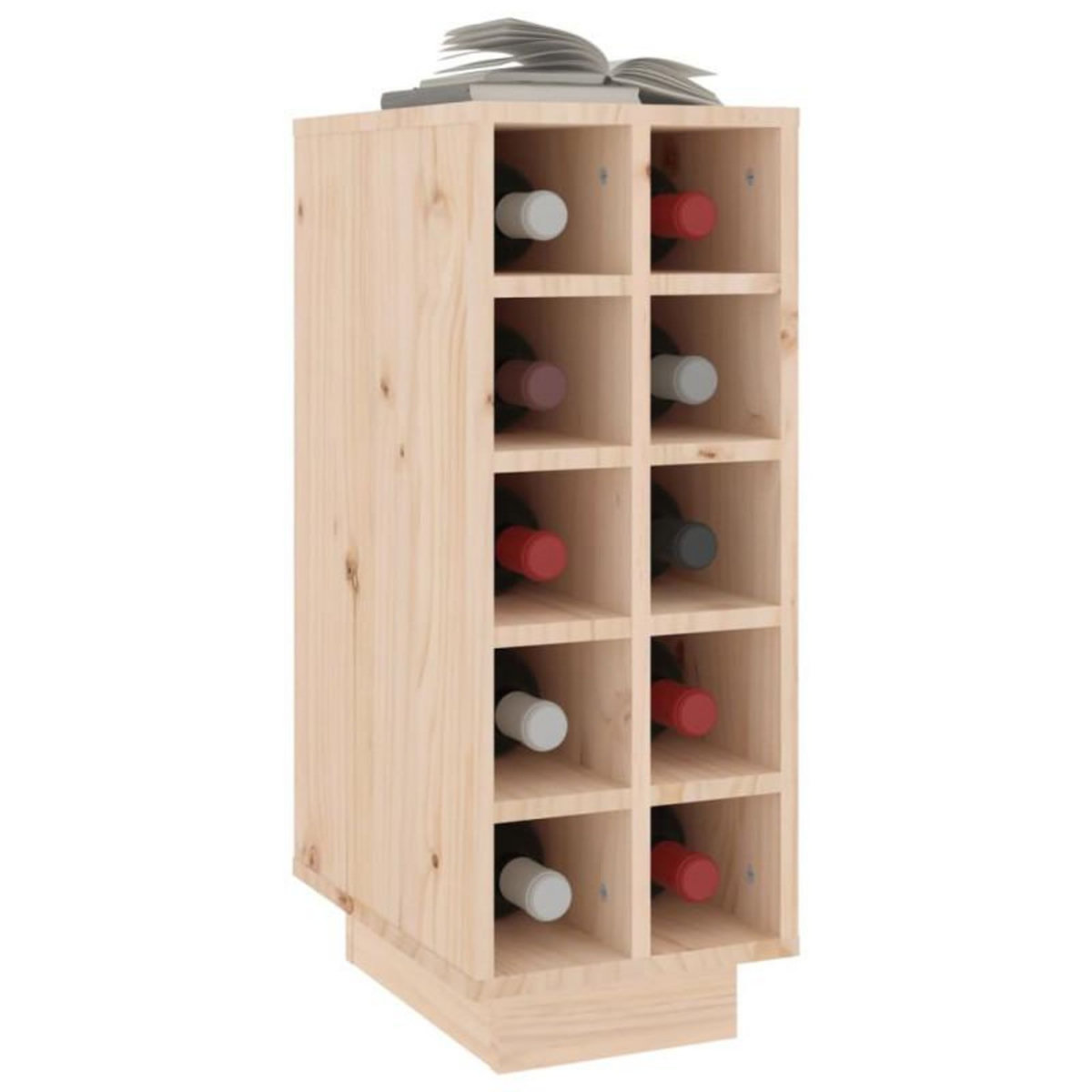 VIDAXL Armoire à vin 23x34x61 cm Bois de pin massif