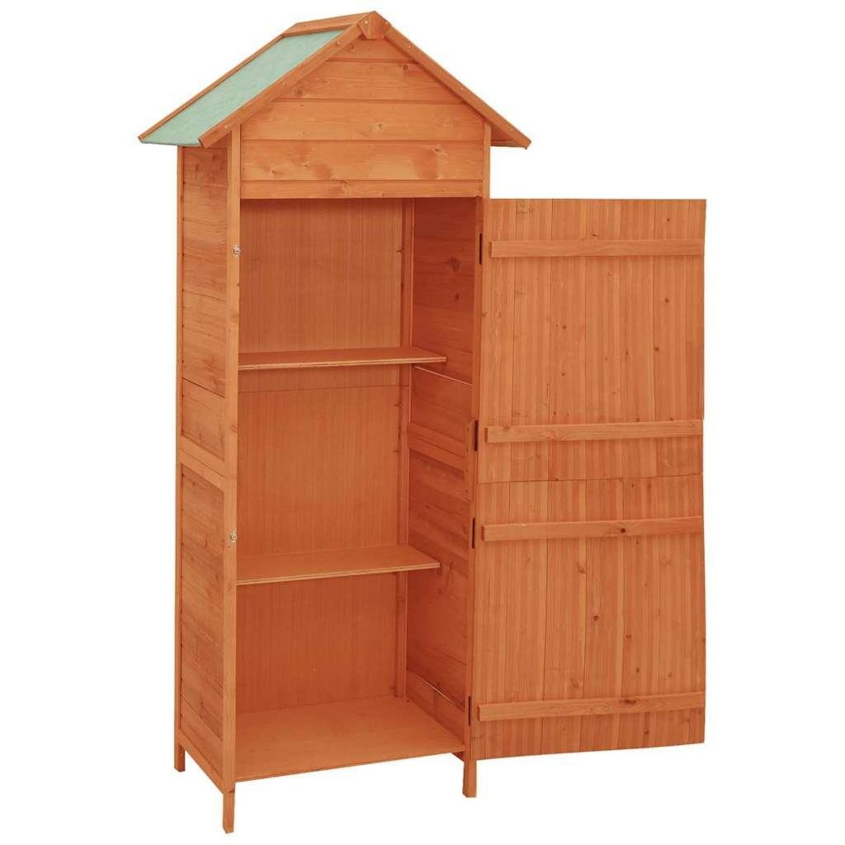 VIDAXL Armoire de rangement de jardin Marron 42,5x64x190 cm