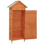 Voir la diapositive 5 : VIDAXL Armoire de rangement de jardin Marron 42,5x64x190 cm