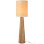 Voir la diapositive 2 : Paris Prix Lampe à Poser Parapluie en Bois  Ailanthus  100cm Naturel