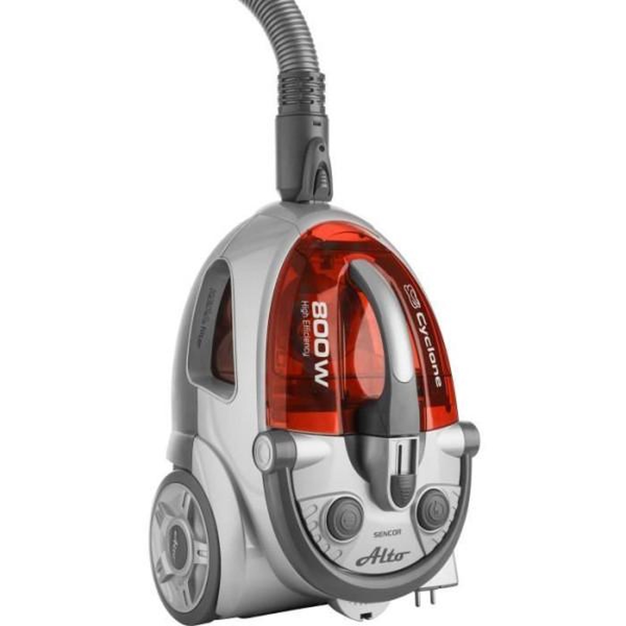 Voir la diapositive 6 : MARKET24 Aspirateur Robot  sans sac - SENCOR - SVC 730RD-EUE2 - Moteur ECO 800 W - 76 dBA - 1,5 L - Systeme Cyclone - Argent / Rouge