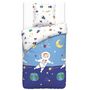 Voir la diapositive 2 : ACTUEL Parure housse de couette enfant en polycoton COSMO 