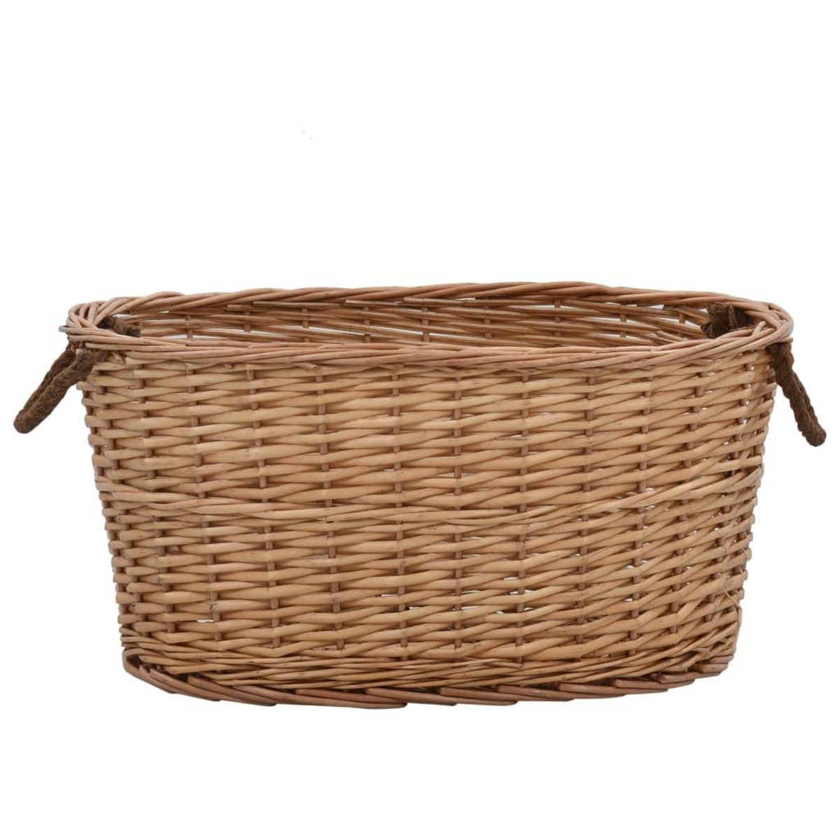 VIDAXL Panier a bois de chauffage poignees de transport 56x40x28 cm