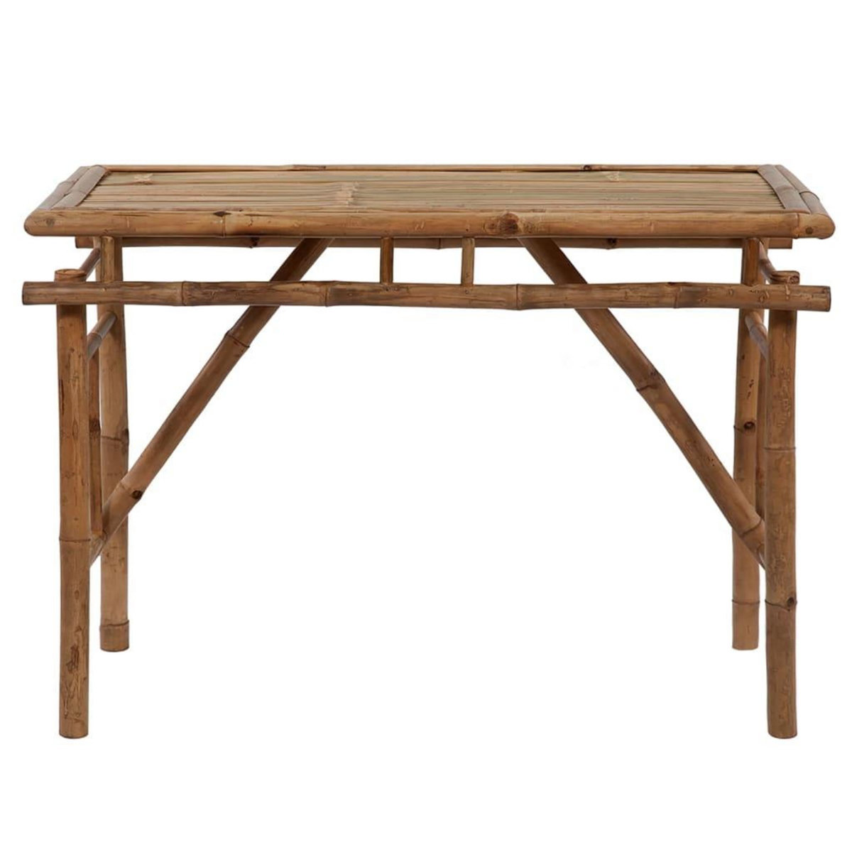 VIDAXL Table de jardin pliable 115x50x75 cm Bambou