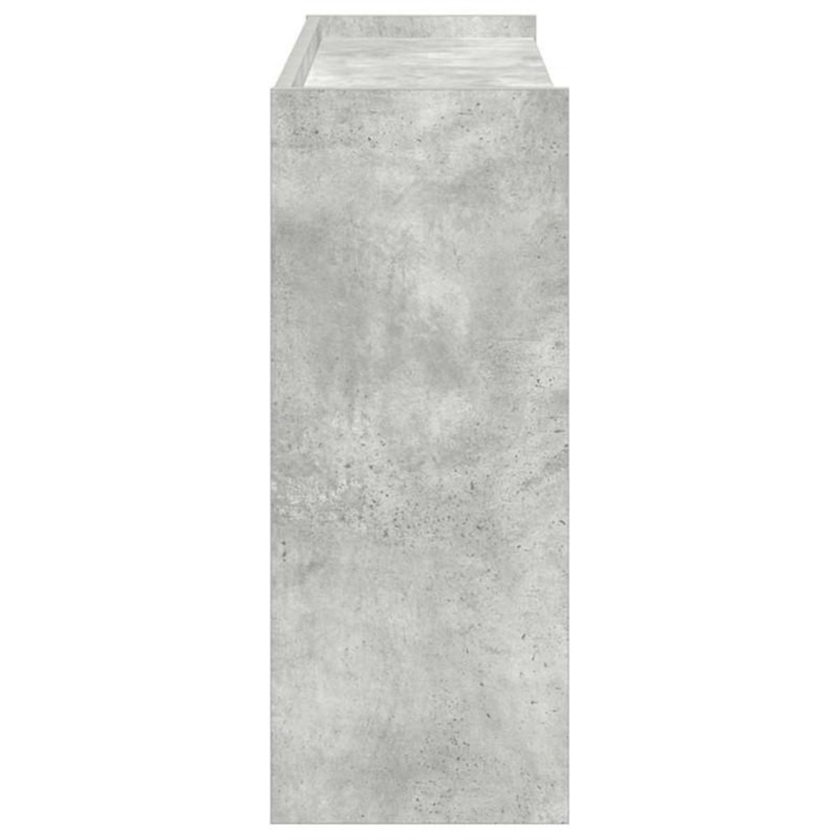 VIDAXL Étagère à chaussures gris béton 80x25x61,5 cm bois d ingénierie