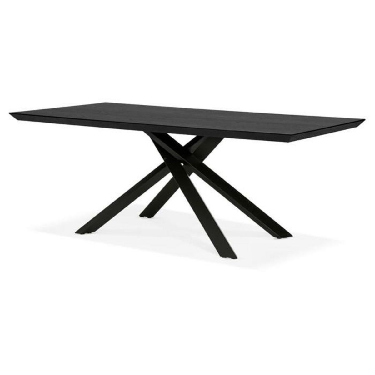 Paris Prix Table à Manger en Bois  Laby  200cm Noir