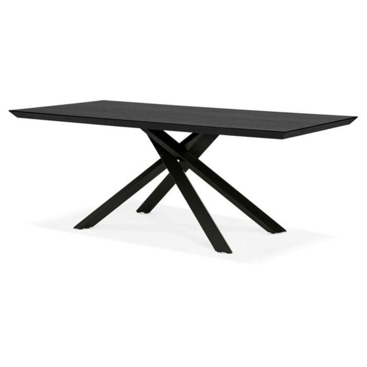Paris Prix Table à Manger en Bois  Laby  200cm Noir